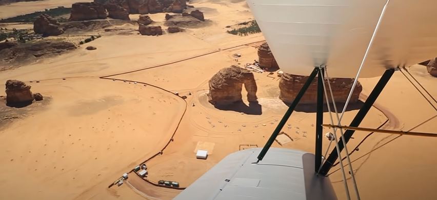 Al Ula helicopter ride