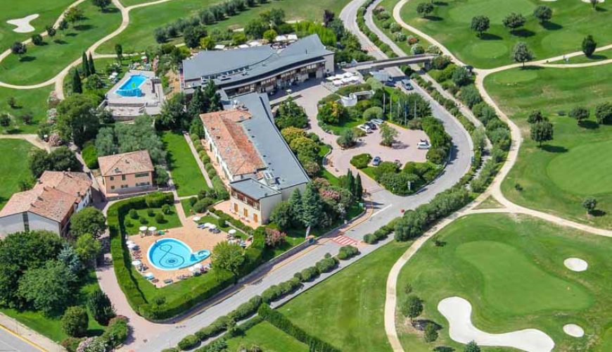 A beautiful picture of Active Hotel Paradiso & Golf, Lake Garda, Peschiera, 37014, Italy, hotel.