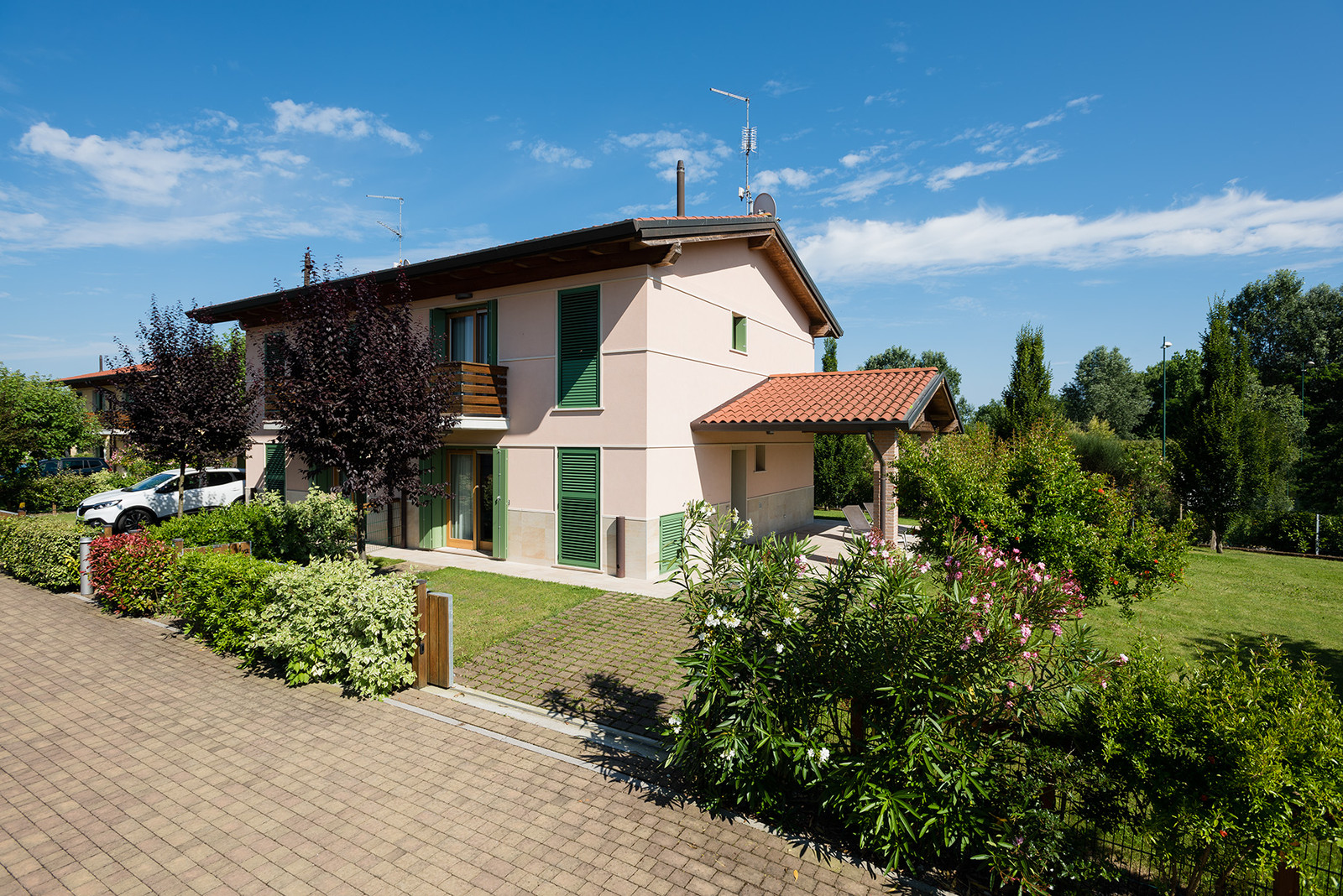 A beautiful picture of Green town resort in Lignano on the Italian Adriatic, Adriatic Sea, Lignano, Italy, hotel.