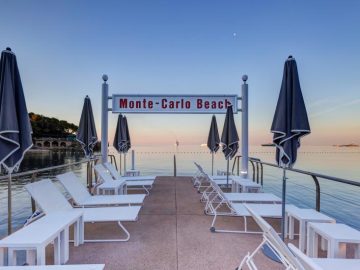 A beautiful pictures of Monte Carlo Beach, French Riviera, Roquebrune Cap Martin, France, hotel.