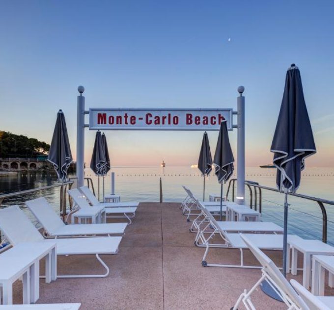 A beautiful pictures of Monte Carlo Beach, French Riviera, Roquebrune Cap Martin, France, hotel.