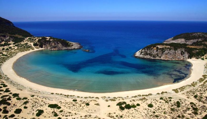 A beautiful picture of The Romanos, A Luxury Collection Resort, Messinia, Peloponnese, Costa Navarino, Greecej, hotel.