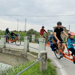 Family Cycling Euganean Hills